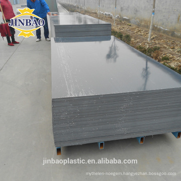 JINBAO high quality gray white 12mm 15mm 1.6 Rigid PVC sheets
